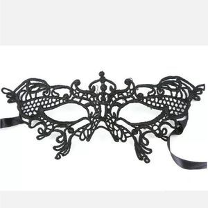 Sexy Women Lady Girl Black Lace Eye Mask for Halloween Masquerade Party US